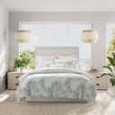 Tommy Bahama - King Comforter Set, Reversible Cotton Bedding with Matching Shams & Bonus Throw Pillows, Oeko-Tex Certified (Canyon Palms Green)