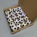 Mini Soccer Stress Balls 20 Packs Mini Soccer Foam Small Foam Squeeze AnxiousToy Sports Stress Ball for Kids School Carnival Reward Football Party Decorations Supplies