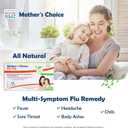 Mother's Choice for FLU 12 Doses, Homeopathic Medicine for Multiple Flu-Like Symptoms i.e. Fever, Sore Throat, Headache, Body Aches and Chills. for Infants and Children (up to 13 Years).