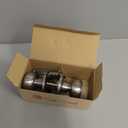 Probrico Door Knobs Interior, Passage Brushed Nickel Hall/Closet Door Knob,Stainless Steel Interior Non-Locking Door Knob, 1 Pack