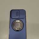 chubbycable Phone Case for iPhone 16 Pro Max Chubbyarmor 2.0 Military-Grade Shockproof Magnetic Anti-Slip Case with Camera Slide & 360 Kickstand Ring, Blue