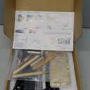 Dreadlock Machine, Dreadlock Machine Kit Automatic Loc Machine with Multiple Tools 3 Replacement Holes(0.2/0.39/0.63in) Dreadlocks Jewelry Barber Hair Brush Hair Locking Tools Dreadlock Crochet Hook