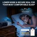 2PCs Replacement F20-Style Fabric Mask (Small) - No Silicone Contact, CPAP Full Face Cushion Wrapped by Cooling Fabric for Airfit F20 & Airtouch F20, No Stuffiness Even in Hot Weather (Blue-S)