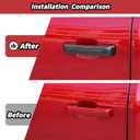JeCar Carbon Fiber Door Handle Cover Trim Kit Fit for Ford F150 2021-2023 Accessories (4pcs)