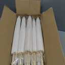 MBJZSL 30 Pack White Paper Umbrellas, 23.6 Inch Paper Parasol Umbrella Chinese Japanese Style DIY Umbrellas Decorative Vintage Decor for Wedding Props