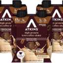 Atkins Mocha Latte Iced Coffee Flavored Protein Shake, High Protein, Low Glycemic, Low Carb and Low Sugar Shakes, Keto-Friendly, 12 Pack (EXP 01/15/27)
