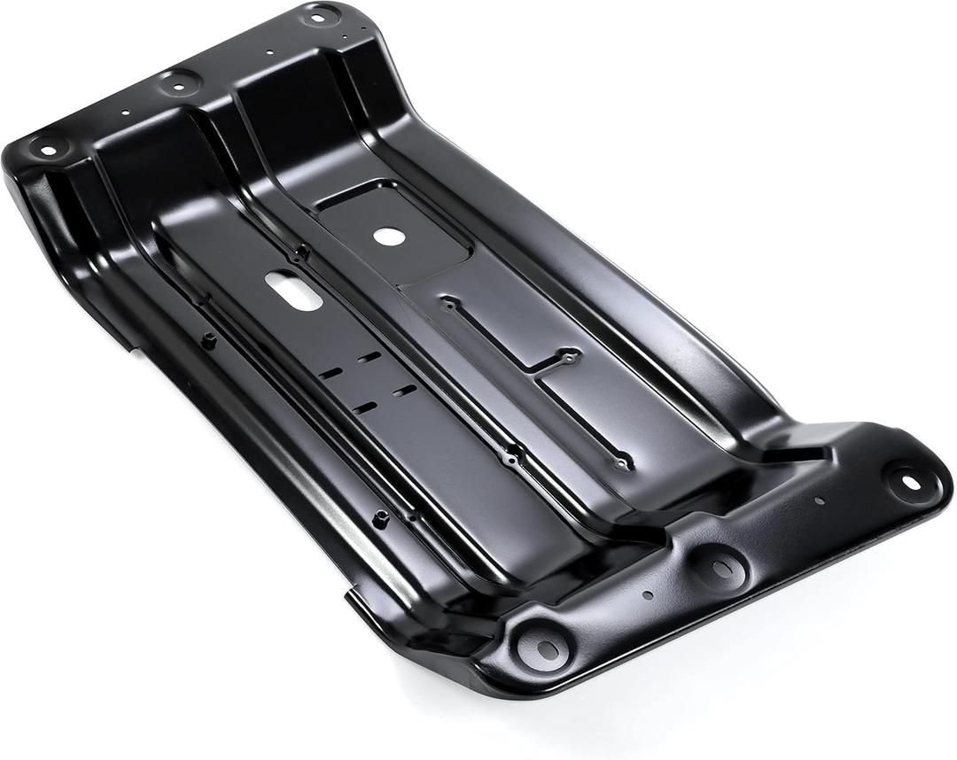 ALMULOO Transmission Skid Plate Compatible with 2003-2006 Jeep Wrangler TJ Steel Powder Coated Black