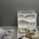 OYEARS 19'' Small Boho Table Lamps for Bedroom Set of 2, Farmhouse Rattan Bedroom Lamps for Living Room Rustic Home Decor, Nightstand Bedside Lamps for Sofa Table Entry Way, Suitable for Small Places