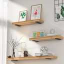 6 Pack Floating Shelf Bracket 6 Inch, Heavy Duty Hidden L Brackets, DIY Rustic Industrial Shelf Brackets with Modern Iron Finish(Black)