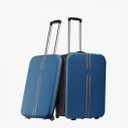 1 Pack Collapsible Carry On Luggage Robust and Durable Suitcases with Wheels Travel Suitcase for 20 Inch Blue