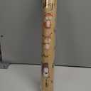 Altarho Baby Shower Kraft Wrapping Paper Roll for Boys Girls - 17 Inch x 33 Feet - Cute Woodland Animals Gold Foil Texts Design Birthday Gift Wrap for Neutral Baby Shower Kids' Birthday Party