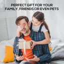 2 x Waterproof AirTag Keychain Holder - 4 Pack Airtag Lock Case with Wire Cable Compatible with Apple AirTags, Ultra Durable Anti-Lost Protective Case with Keyring for Luggage, Backpack (Black)