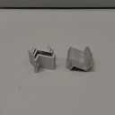 10 Pcs Adjustable Solar Panel Mount End Clamp, Solar Panel Attachment Mounting Bracket Roof Mount End Clips, Solar End Clamp Solar Panel Mounting Z Bracket Clamps(35mm)