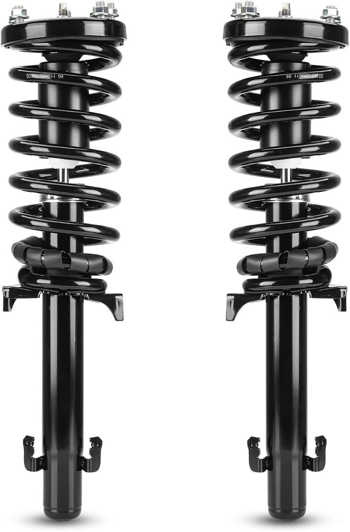 Front Struts Suspensions w/Coil Spring for Honda Accord (2.4L 4 Door Sedan / 2 Door Coupe) 2008 2009 2010 2011 2012, Strut Shock Absorber Assembly Replace 172562L 172562R