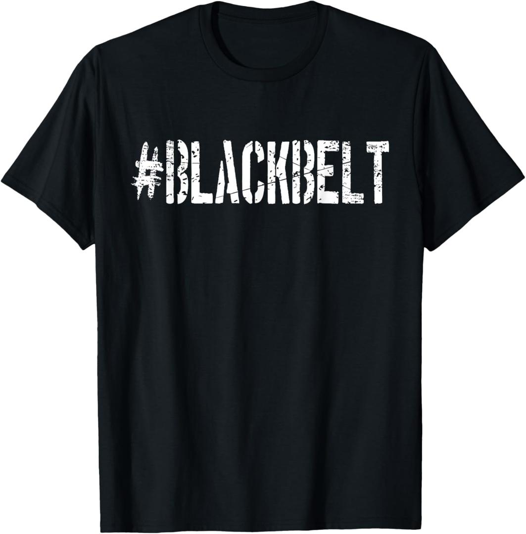 Martial Arts Karate Black Belt T-Shirt (Small)