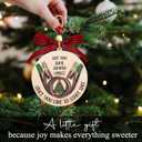 2 x Funny Christmas Ornaments - Got You Some Jumper Cables Ornament 2025 - Funny White Elephant Gifts for Coworkers, Friends, Besties, Colleagues - 2 Layer Wooden Exchange Ideas for Adults