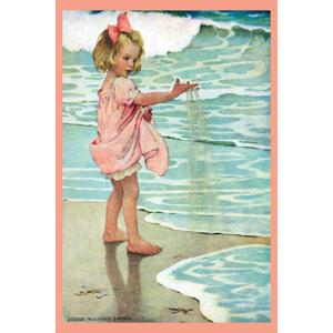 ART.COM Wall Art Print Little Drops by Jessie Willcox-Smith, 16" x 24"