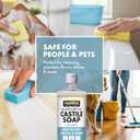 HARRIS Multi-Purpose Pure Liquid Castile Soap for Home Cleaning, Multi-Purpose Cleaner, For Dish Soap, Laundry Detergent, Kitchen and Bathroom Surfaces, Kids Rooms, Unscented, 32 Oz (32 Fl Oz (Pack of 1))