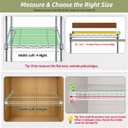 Wire Shelf Covers, Bamboo Wire Rack Covers for Pantry, ClosetKitchen (5pcs, 36" W x 12" D, Walnut)