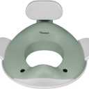 Kindsgut Whale Potty Training Seat for Toddlers Kids Toilet Seat with Backrest, Non-Slip, Fits Round & Oval Toilet Seats, Designed in Germany, Pistachio