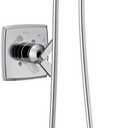 Delta Ashlyn 17 Series Chrome Dual-Function Shower Faucet Set with In2ition 2-in-1 Dual Shower Head with HandHeld Spray Combo, Valve Trim Kit, Chrome T17264-I (Valve Not Included)