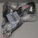 Snorkeling Gear for Adults, Dry-Top Snorkel Set Scuba Diving mask, Snorkel Mask, Panoramic Anti-Leak Anti-Fog Tempered Glass Lens, Swimming Training Snorkeling Packages (Black+Pink)