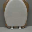 Mayfair NextStep2 Toilet Seat with Built-In Potty Training Seat, Slow-Close, Removable that will Never Loosen, Elongated, White