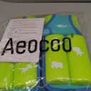 AEOCOO Kids Pool Floaties 1-2-3-5-7-9 Years Old, Toddler Swim Vest 20-30-50-70 Pounds, Comfortable Extended Wear Kids Float Jacket with Crotch Strap, Bright Design and Unpadded Sides for Comfort (Blue)