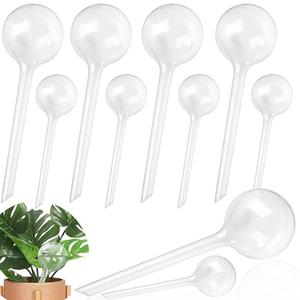 10 Pcs Clear Plant Watering Bulbs,Plastic Automatic Watering System for Plants,Garden Water Device for Plant Indoor Outdoor