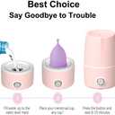Menstrual Cups Steamer Machine High Temperature Wash Your Cup 99.9% Dirty 8 Minutes (Model Three)