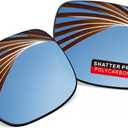iLikeo PRO+ Polycarbonate Polarized Replacement Lenses for Ray-Ban JUSTIN RB4165 55mm Sunglasses - Silver Titanium