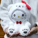 Botuzee 9 Inch White Plush Hello Kitty,
Cute Cartoon Stuffed Gifts for Kids