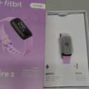 Fitbit Inspire 3 Health &-Fitness-Tracker with Stress Management, Workout Intensity, Sleep Tracking, 24/7 Heart Rate and more, Lilac Bliss/Black, One Size (S & L Bands Included)