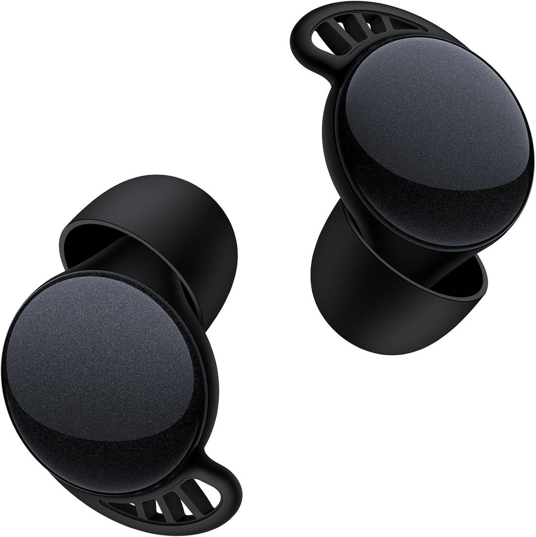 Ear Plugs for Sleeping 45dB Noise Cancelling Earplugs for Noise Reduction Reusable Silicone Ear Plugs with 8 Eartips Concert Earplug for Sleep, Snoring, Work,Study Fit Black