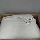 Pacific Coast Goose Feather and Down Bed Pillows Standard Size Set of 2, Hotel Pillow for Sleeping, Downproof, Soft, Fluffy, 100% Cotton Shell