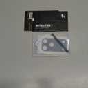 Uyiton Compatible with iPhone 17 Pro Max Camera Lens Protector - [Not Easy to Break][Strong Adsorption][Case-Friendly] Metal Tempered Glass Rear Camera Screen Cover - Black Titanium