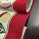 Christmas Table Runner Xmas Dining Table Linen Decoration with Tassels Cotton Blend Winter Holiday Decoration 13 x 70 inches (Green & Red, 13" x 70")