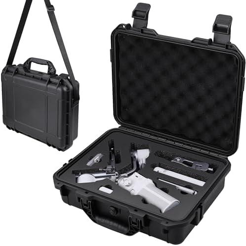 PONYRC RS 4 Mini Hard Case, Waterproof Storage Travel Case for DJI RS 4 Mini Creator Combo Gimbal Lightweight Stabilizer & Accessories, Comes With Only Case