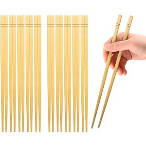 9.5 Inch X 10 Pairs Chopsticks,Reusable,Simplea and Minimalistic Design