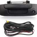 Dasbecan Tailgate Handle with Backup Rear View Camera Compatible with 2002-2008 Dodge Ram 1500 2500 3500 Back up Reverse Camera Night Vision (RCA Connector)