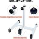 Pedicure Foot Rest,Height Adjustable Pedicure Chair,Non-Slip Pedicure Stool for Massage Office or Home,Black