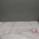 5 Set Full Sheet Cake Box 26 x 18 x 4 Inch with Cake Boards and Pink Satin Ribbon Large Rectangle Bakery Boxes with Window White Bakery Boxes for Packaging Cupcakes Muffins Pie