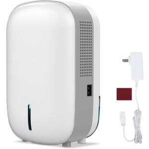 Mini Dehumidifier for Small Bathroom. Quiet. Auto Shut-OFF. Power Off Memory. Electric Dehumidifier for Small Space. Good for Bathroom Basement Bedroom Closet Safe Pantry RV Camper Yacht