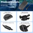 42V 2A Scooter Charger for 36V Li-ion Battery Chargers for Razor/Jetson/Voyage, gotrax, ninebot Charger for 36V 10S Lithium Battery