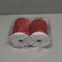 Cindeer 100 Yards Christmas Velvet Ribbon Christmas Ornaments Satin Vintage Trim Velvet Ribbon Roll for Gift Wrapping Hair Bow Clip DIY Crafts Party Wedding Decor(5/8 Inch,Red)