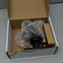 parro Black Door Knobs Interior & Exterior, Keyed Entry Pismo Doorknob, Matt Black