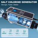 IC40 Pool Salt Cell Replacement Fit for Pentair Intellichlor IC40 (Replaces 520555) - 40K Gallon Saltwater Chlorinator System for Inground Pools - Pool Chlorine Generator