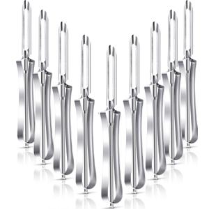 Mudder 9 Pieces Stainless Steel Fruit Vegetable Rotary Peeler Carrots Potatoes Peeling Tools for Home and Kitchen