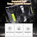 Motorcycle Top Case 45L Trunk Tail Box Bag Aluminum alloy handle With Leather Lining Anti-Theft With Double Lock And Back Cushion Waterproof Dustproof Easy Installation With Universal Bracket Silver