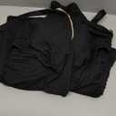 SHAPSHE Women's Tummy Control Swimsuit One Piece Slimming Bathing Suit Cutout Tie Knot Front Bikini Push Up Swimwear (Medium, Black)